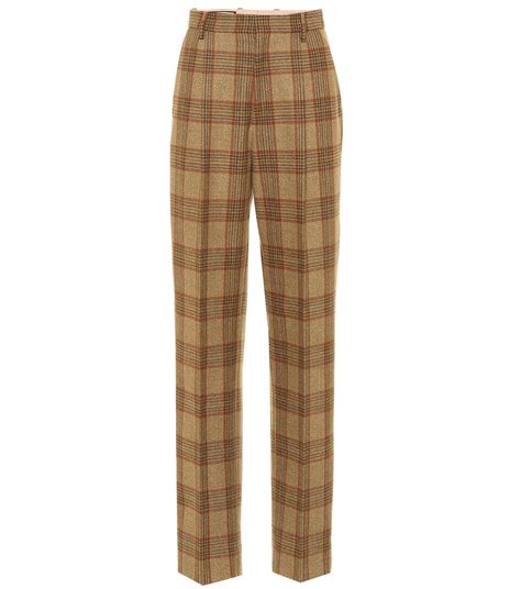 gucci tartan pants|gucci shopping bags.